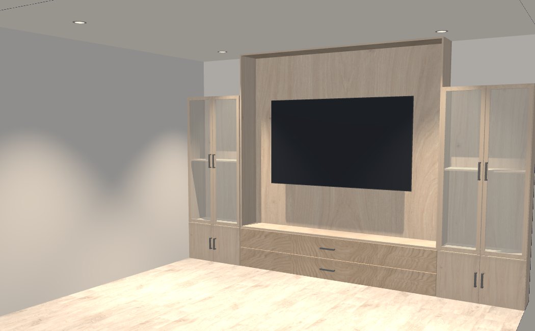 3D konfigurátor obývacích stien
