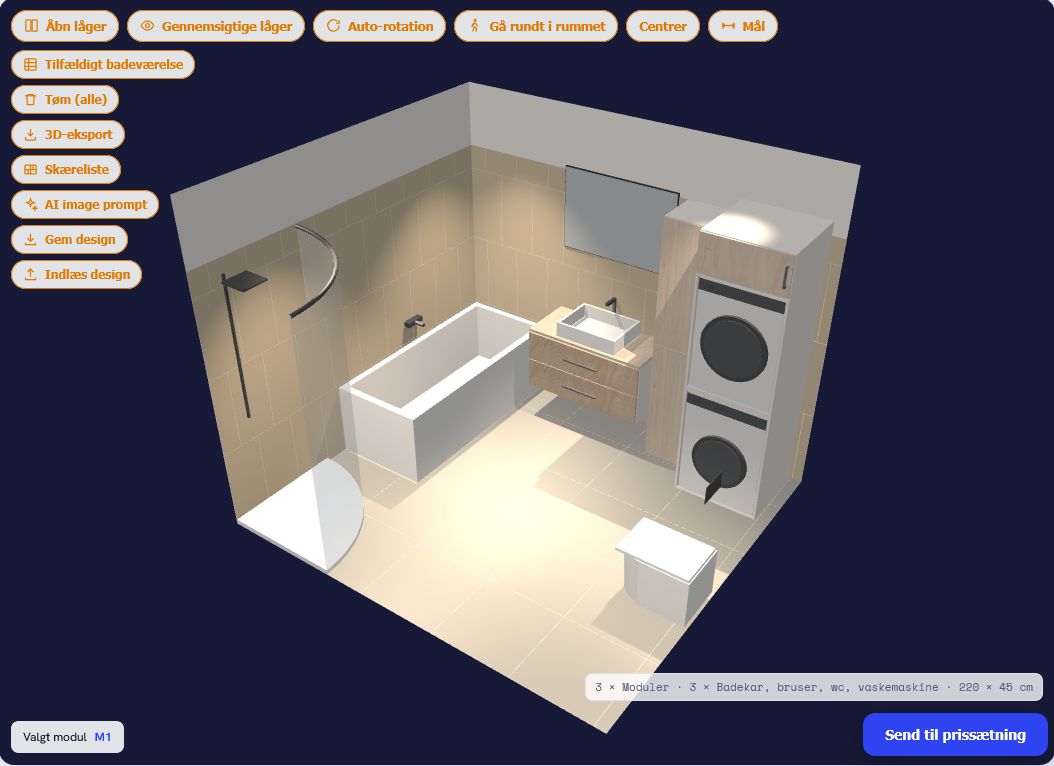 Badeværelse i 3D